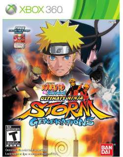 xbox 360 Naruto Ultimate Ninja Storm Generations